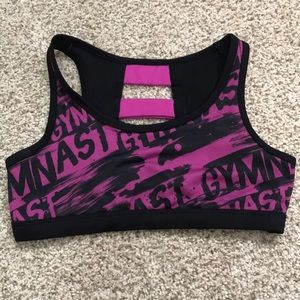 ⛄️Justice sport bra “gymnast”